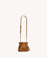 YSL JAMIE mini shoulder pouch in suede - Image 5